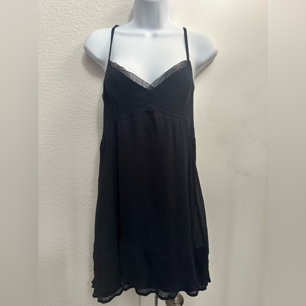 Abercrombie & Fitch Navy Blue Sun Dress